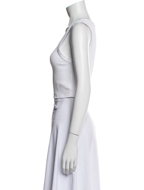 AGOLDE Scoop Neck Sleeveless Crop Top