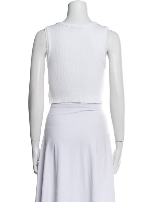 AGOLDE Scoop Neck Sleeveless Crop Top