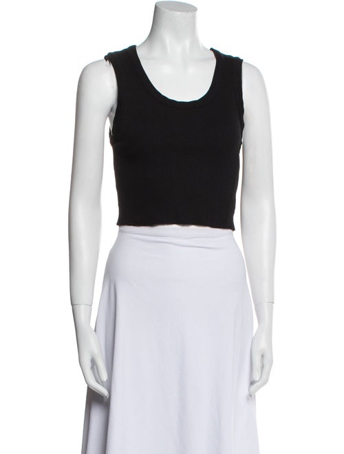 AGOLDE Scoop Neck Sleeveless Crop Top