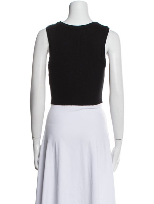 AGOLDE Scoop Neck Sleeveless Crop Top