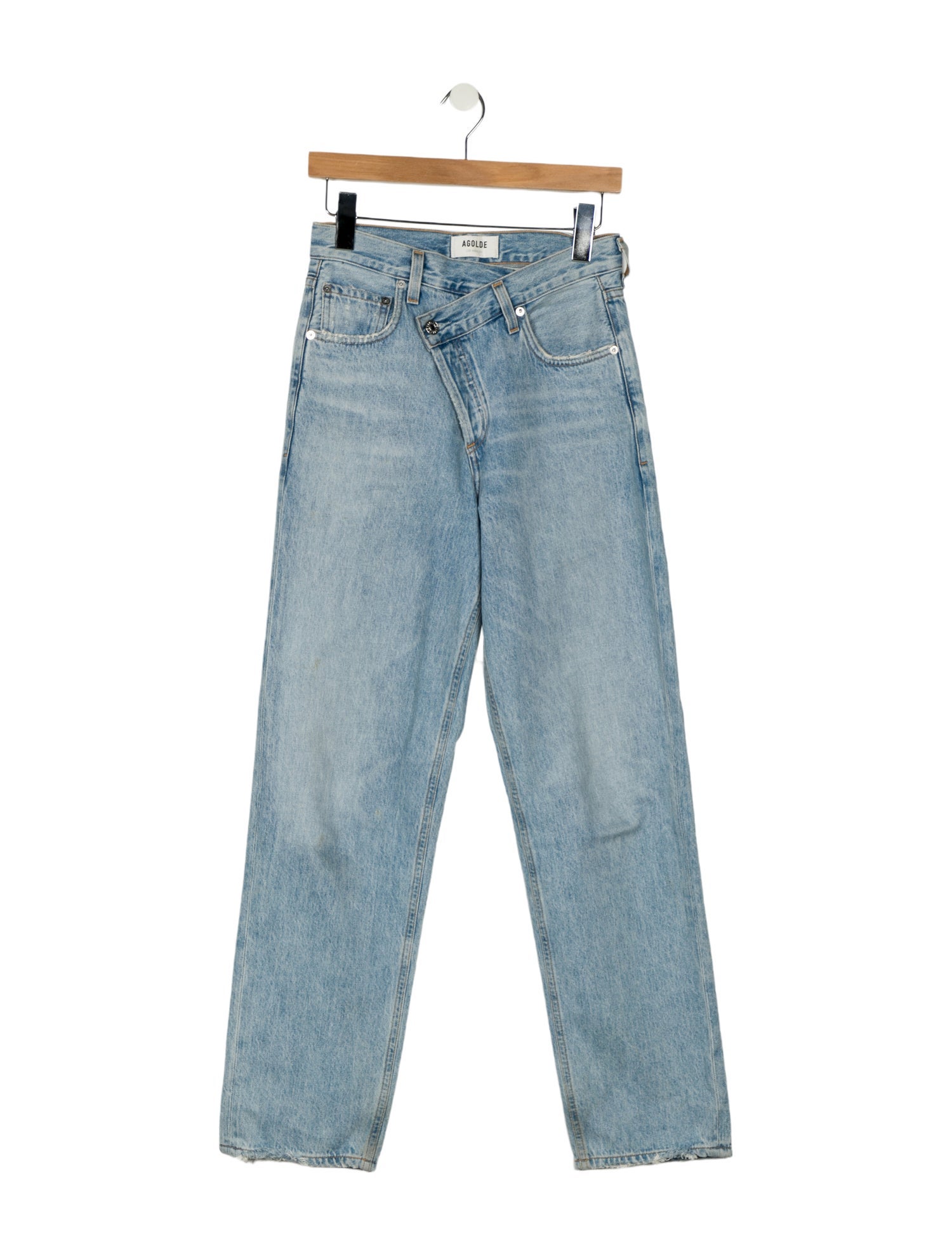 AGOLDE High-Rise Straight Leg Jeans