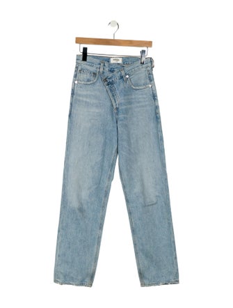 AGOLDE High-Rise Straight Leg Jeans