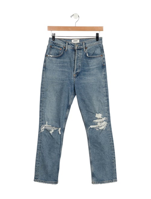 AGOLDE High-Rise Straight Leg Jeans