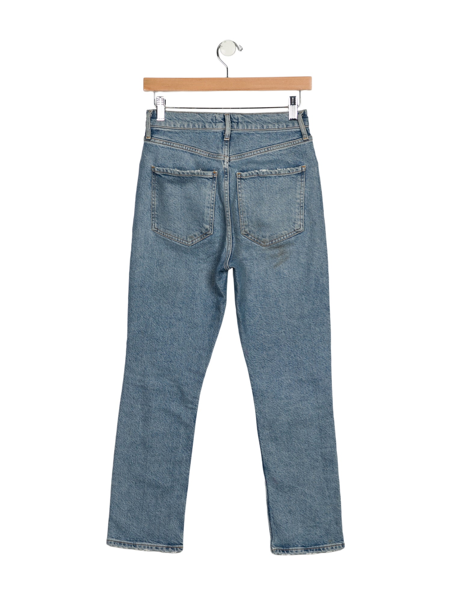AGOLDE High-Rise Straight Leg Jeans