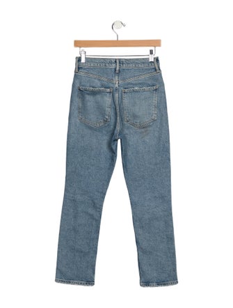 AGOLDE High-Rise Straight Leg Jeans