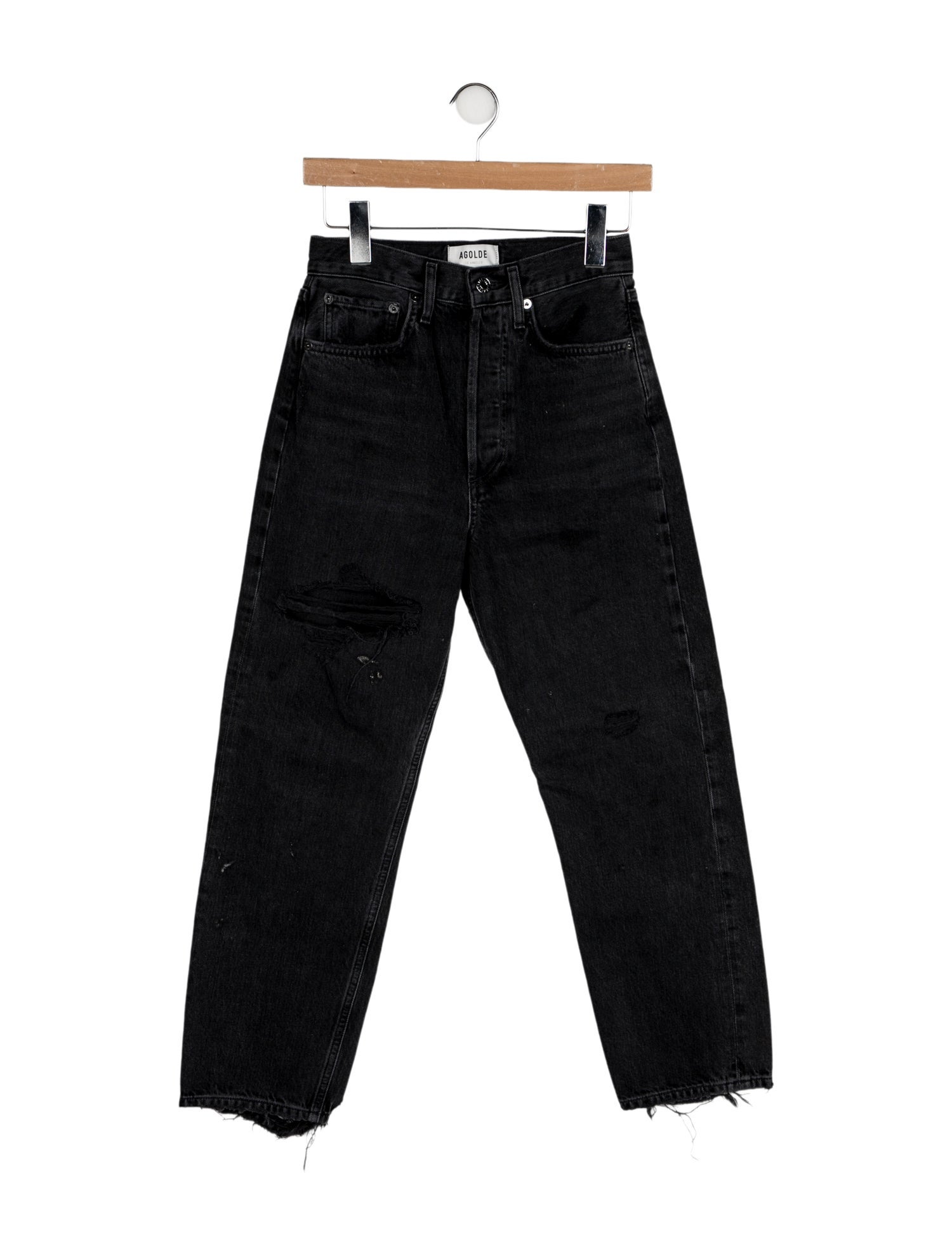 AGOLDE High-Rise Straight Leg Jeans