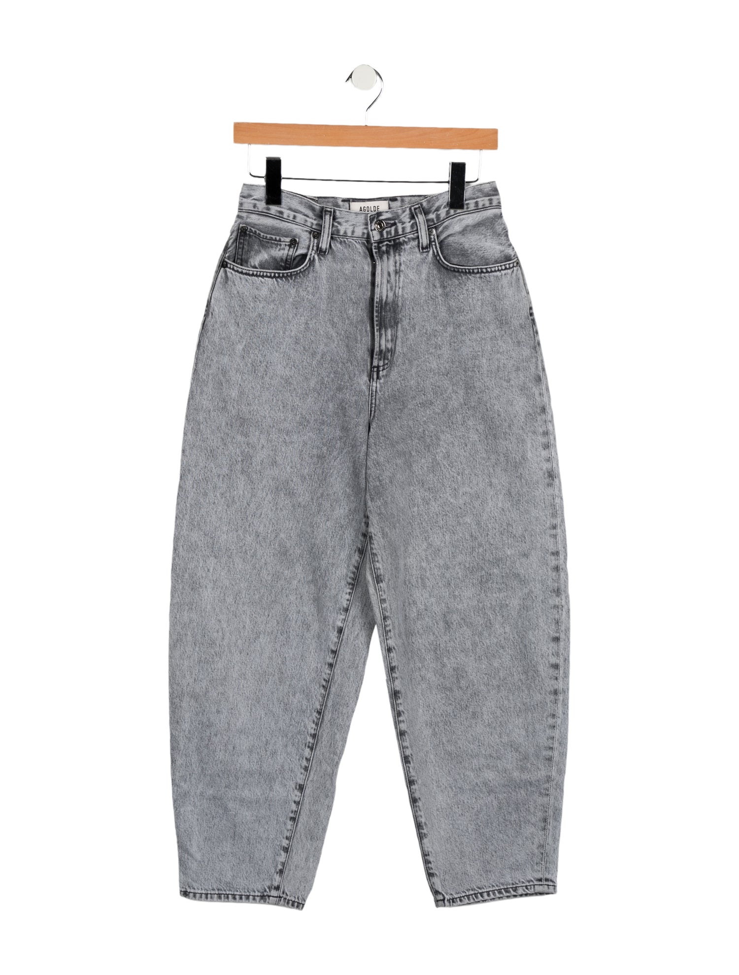 AGOLDE High-Rise Straight Leg Jeans