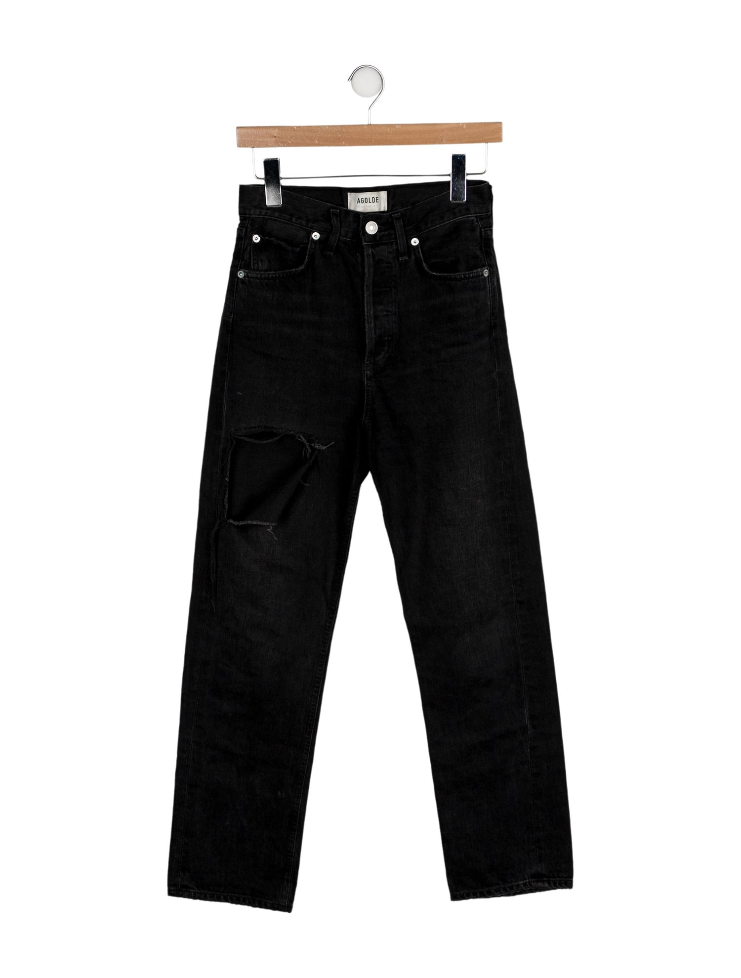 AGOLDE High-Rise Straight Leg Jeans
