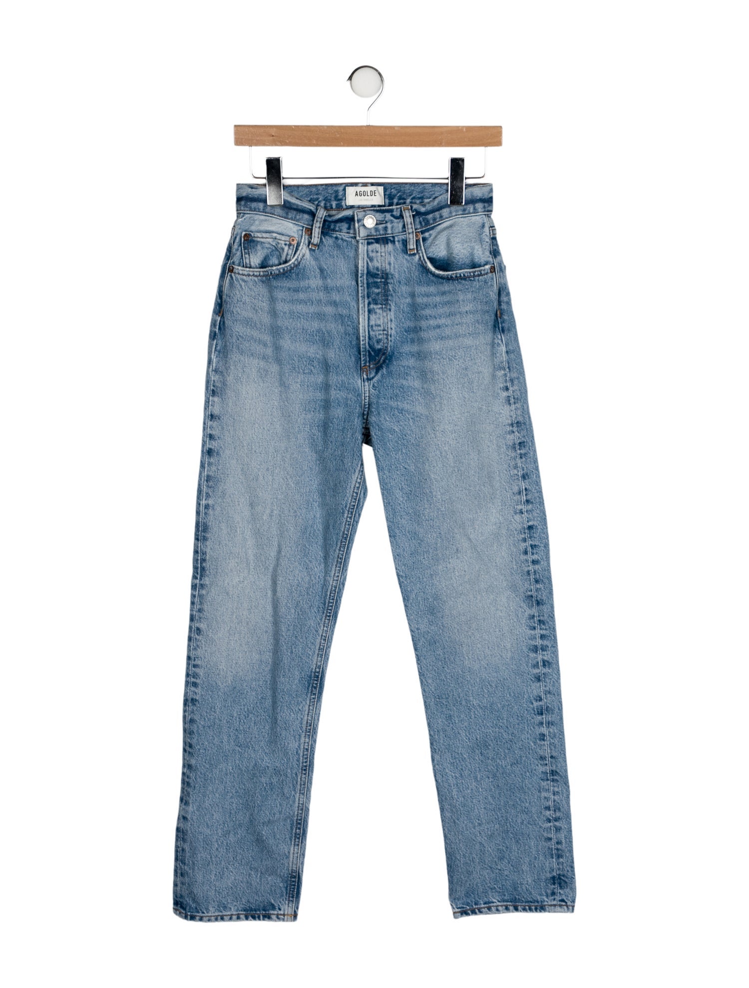 AGOLDE High-Rise Straight Leg Jeans