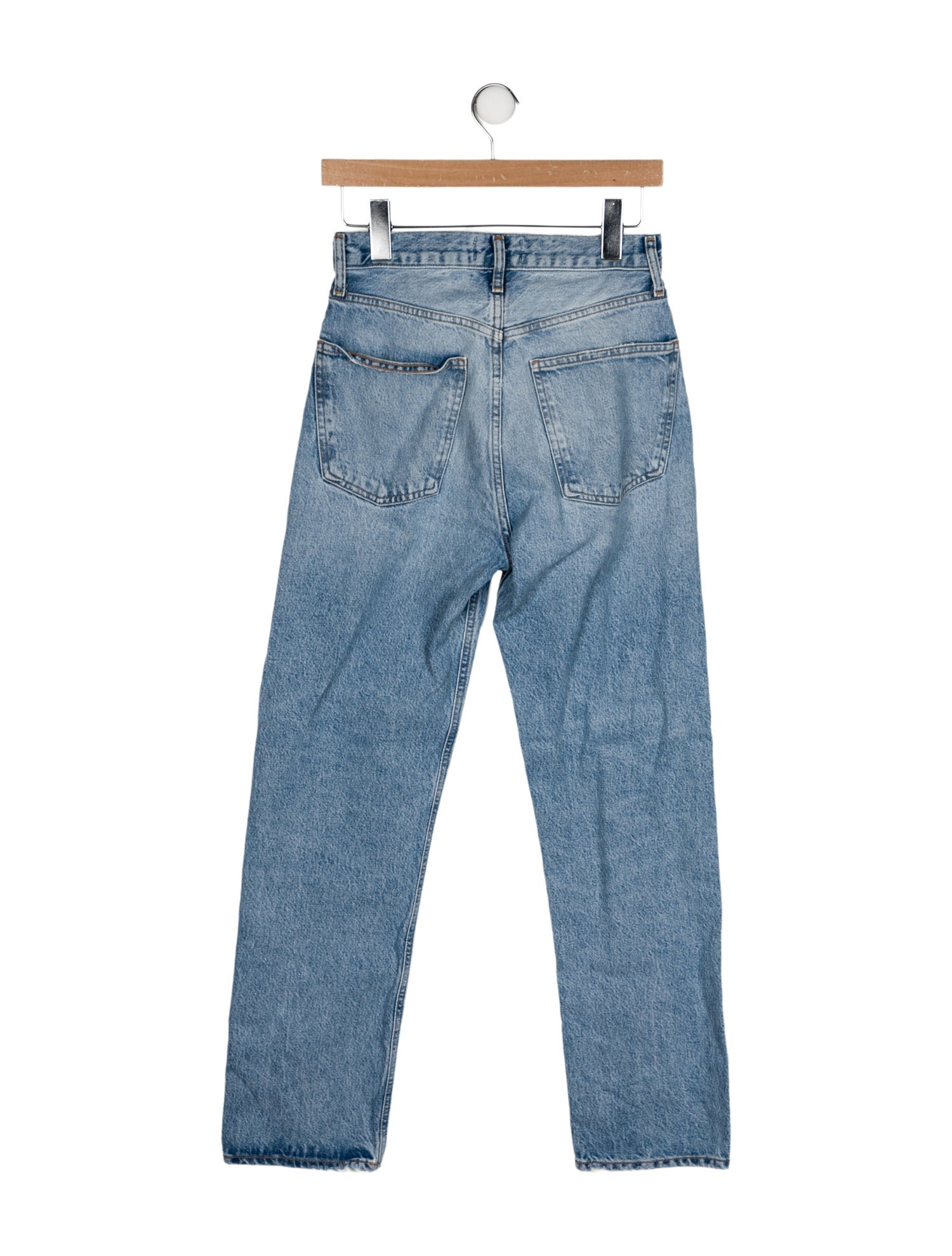 AGOLDE High-Rise Straight Leg Jeans