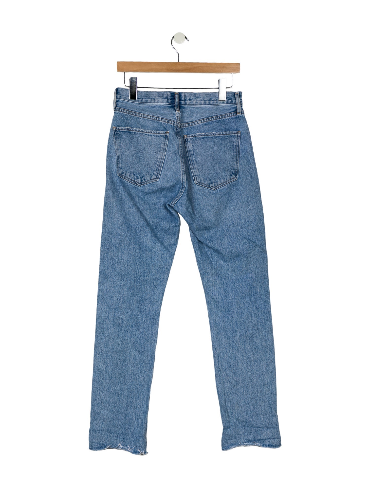 AGOLDE Mid-Rise Skinny Leg Jeans
