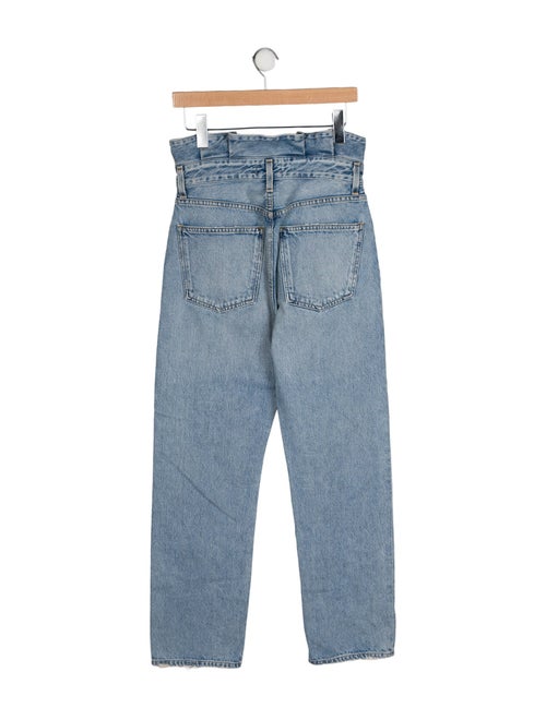 AGOLDE High-Rise Straight Leg Jeans