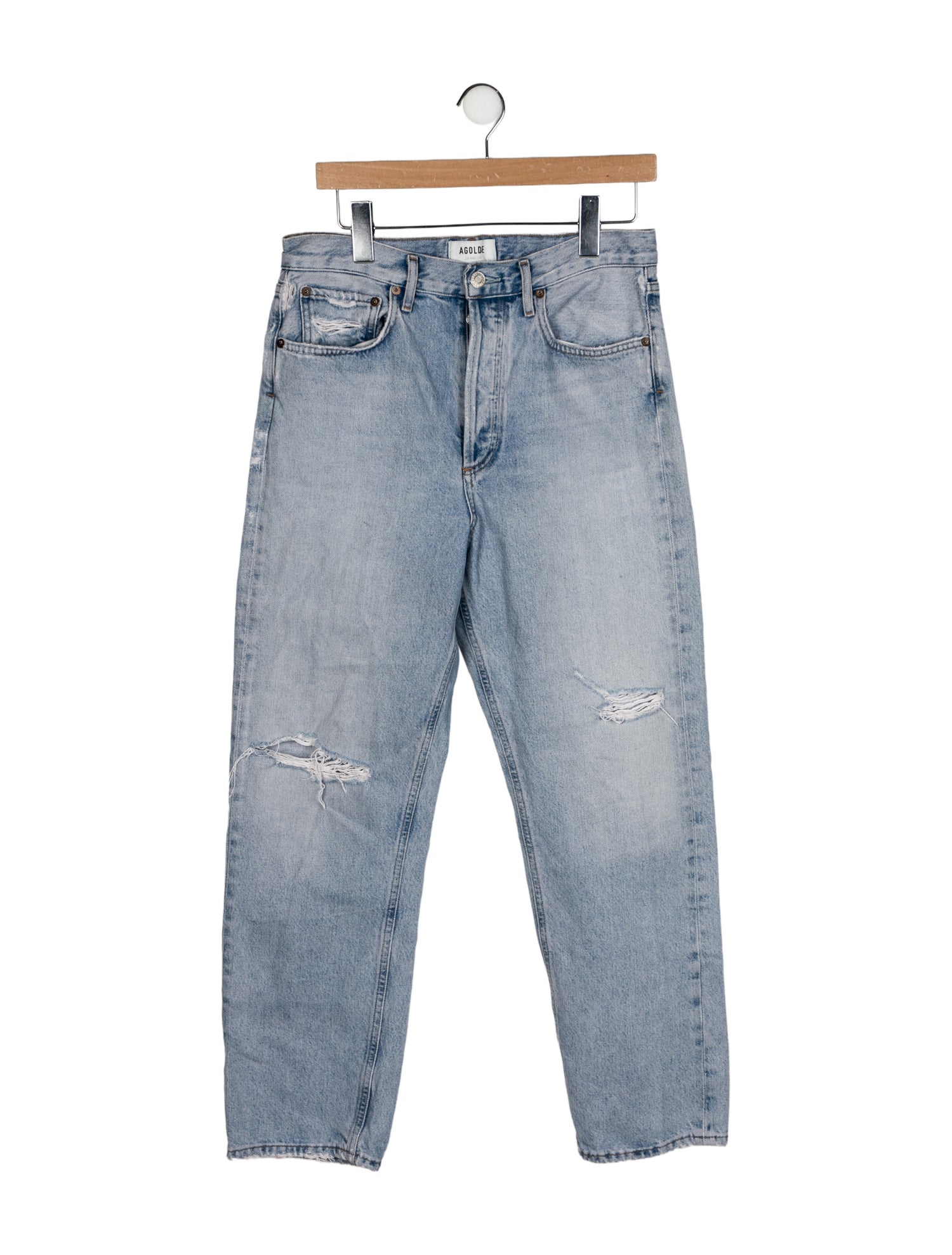 AGOLDE High-Rise Straight Leg Jeans