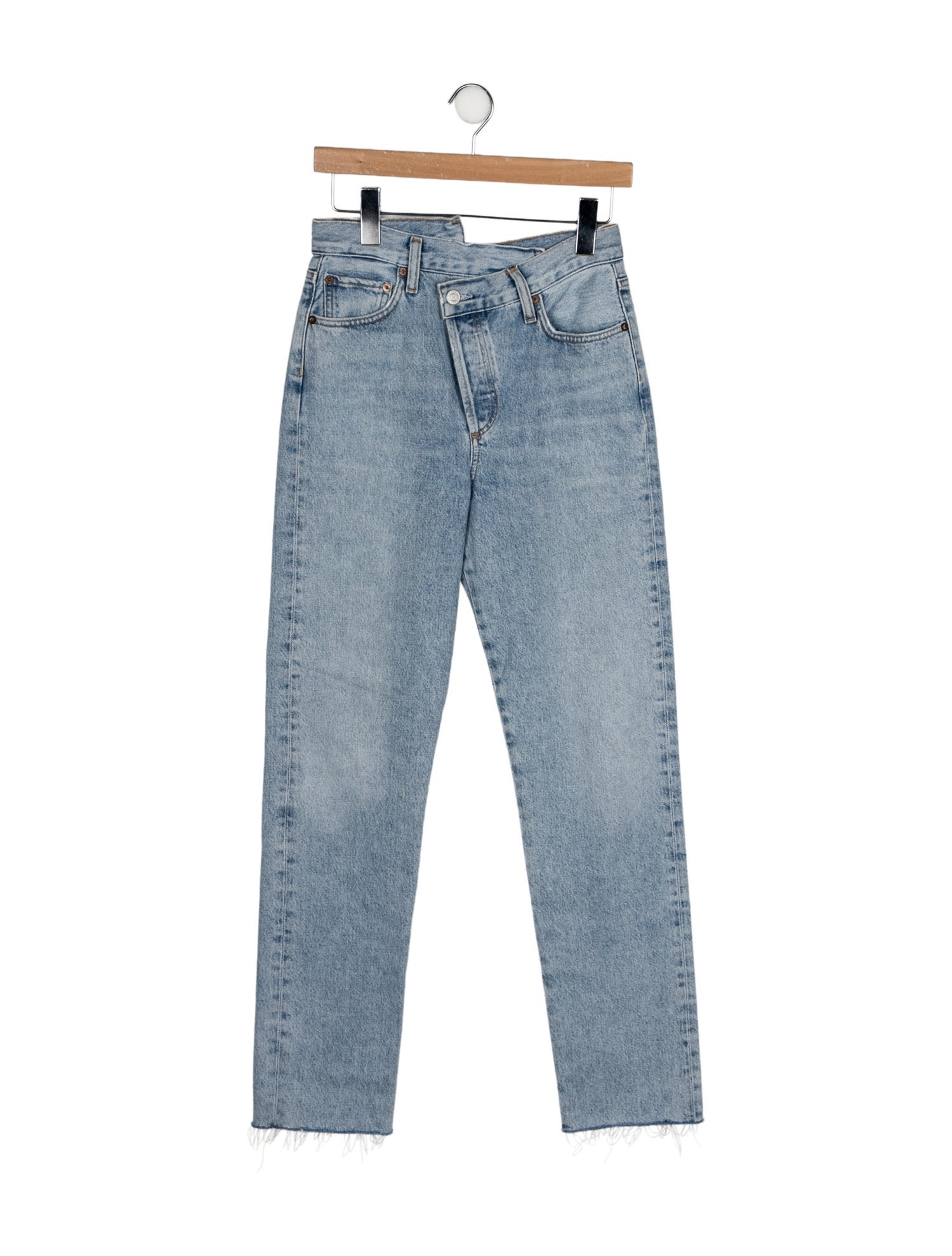 AGOLDE High-Rise Straight Leg Jeans