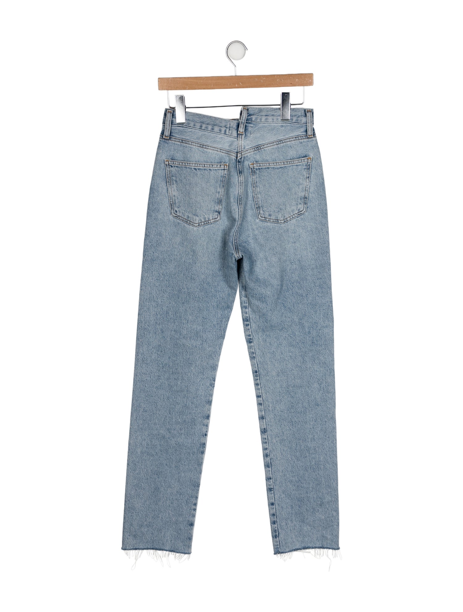 AGOLDE High-Rise Straight Leg Jeans