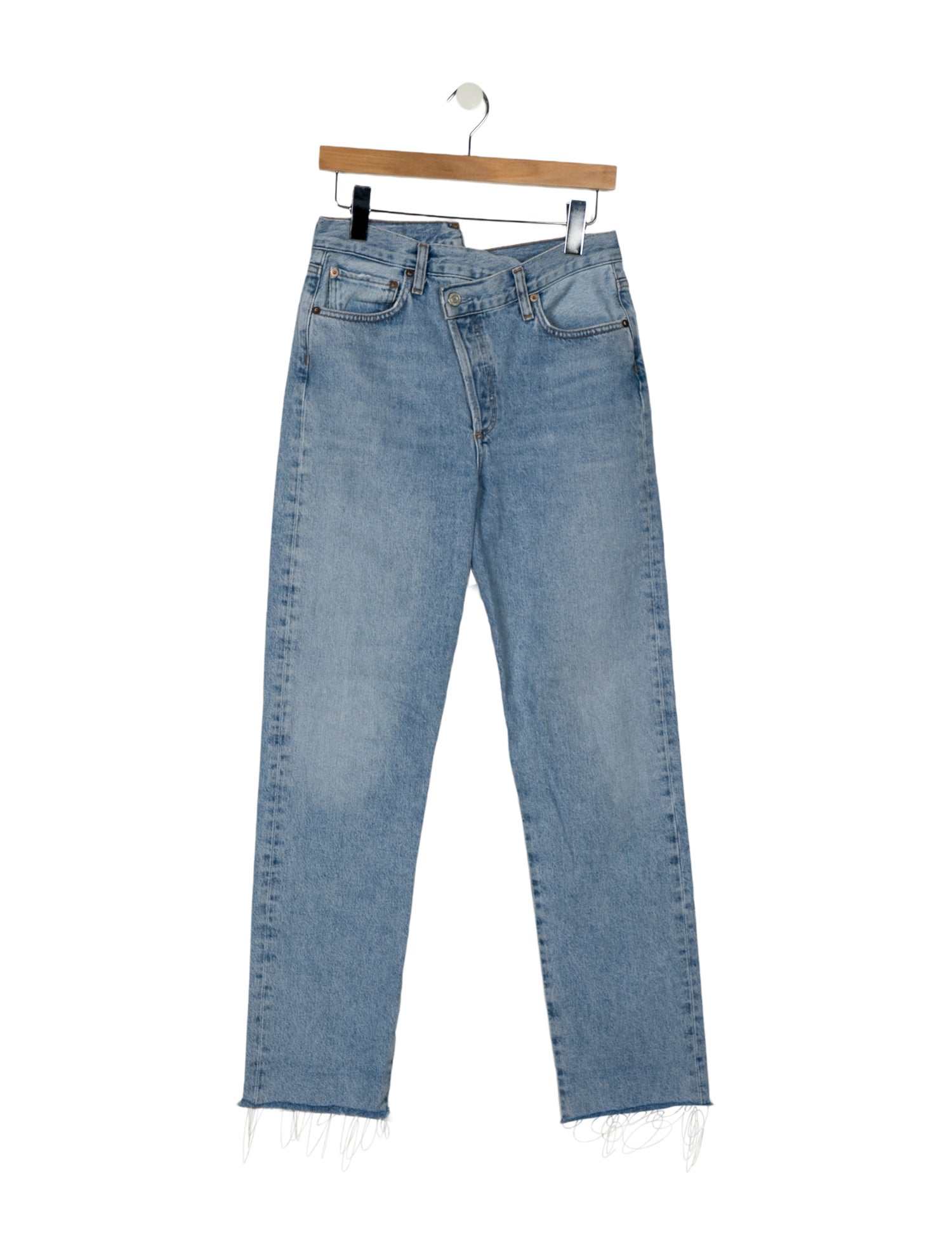 AGOLDE High-Rise Straight Leg Jeans