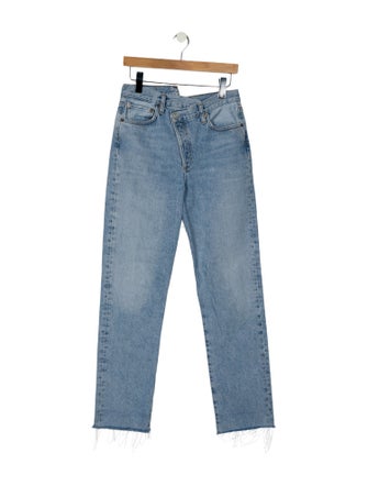AGOLDE High-Rise Straight Leg Jeans
