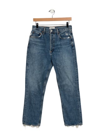 AGOLDE High-Rise Straight Leg Jeans