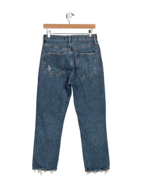 AGOLDE High-Rise Straight Leg Jeans