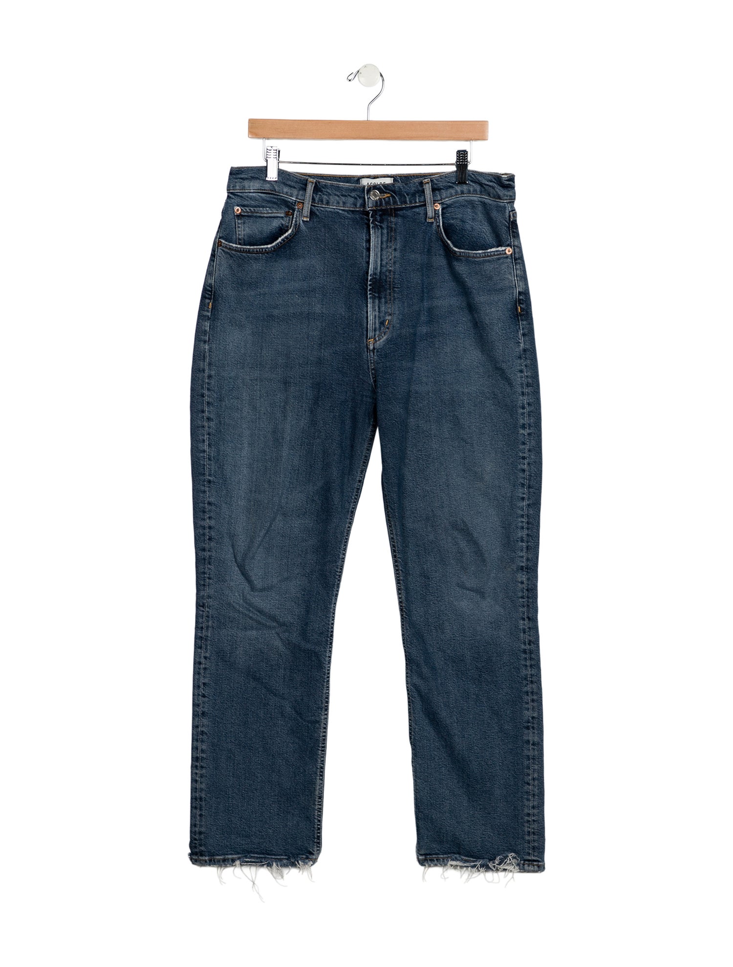 AGOLDE High-Rise Straight Leg Jeans