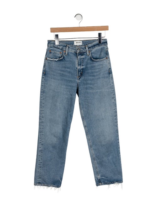 AGOLDE Mid-Rise Straight Leg Jeans