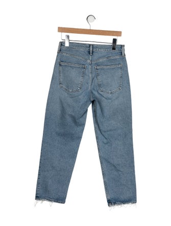 AGOLDE Mid-Rise Straight Leg Jeans