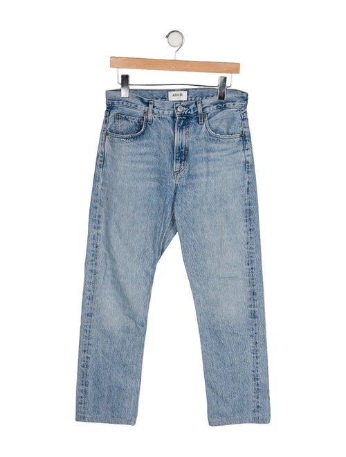 AGOLDE Mid-Rise Straight Leg Jeans