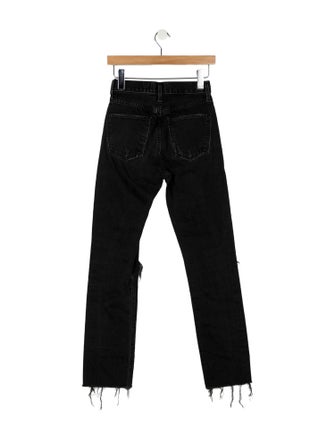AGOLDE Mid-Rise Straight Leg Jeans