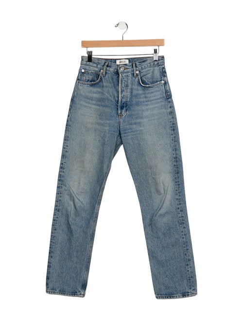 AGOLDE High-Rise Straight Leg Jeans
