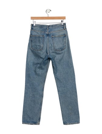 AGOLDE High-Rise Straight Leg Jeans