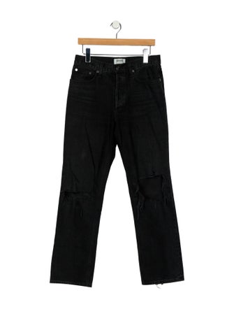 AGOLDE Mid-Rise Straight Leg Jeans