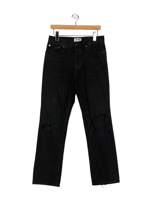 AGOLDE Mid-Rise Straight Leg Jeans