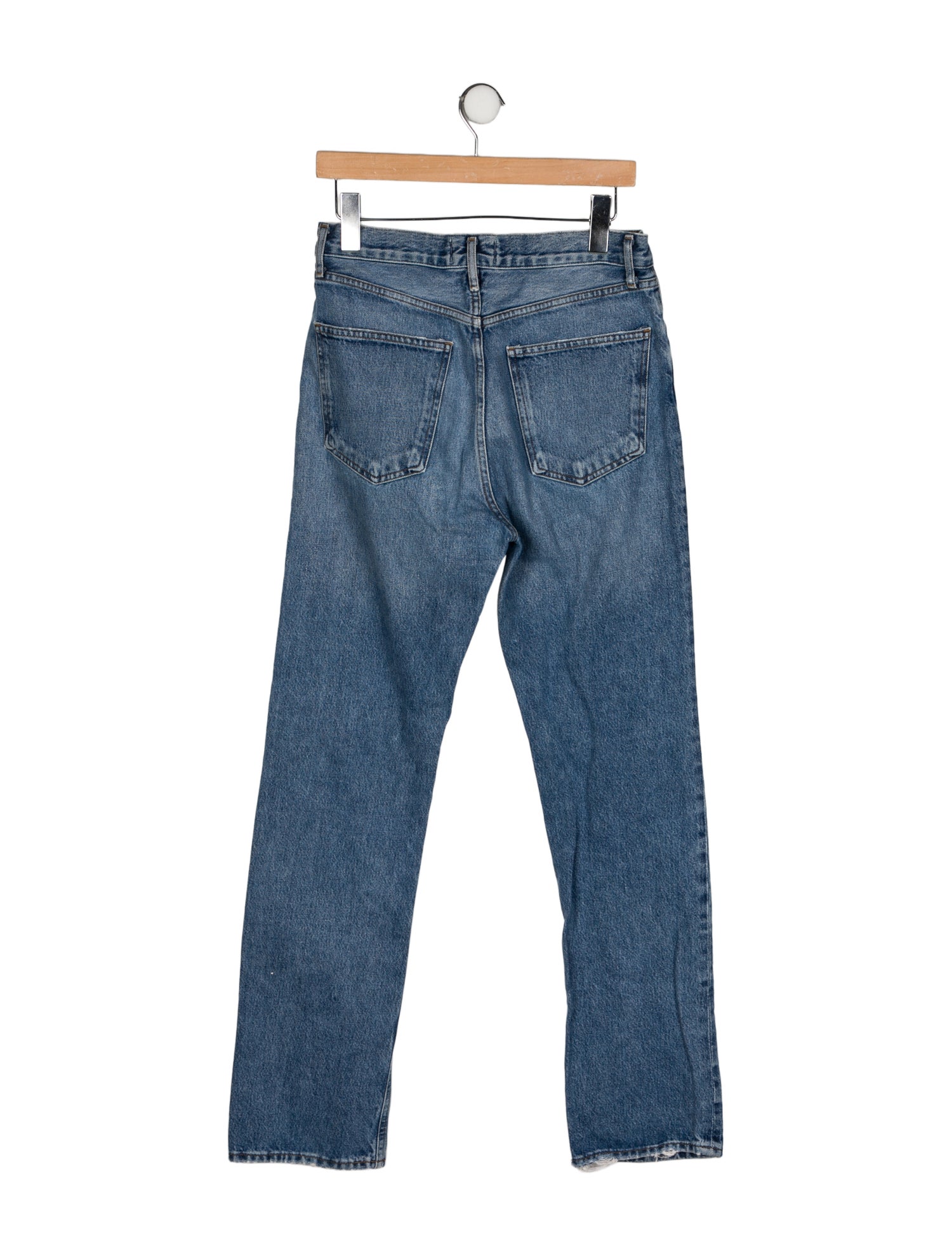 AGOLDE High-Rise Straight Leg Jeans