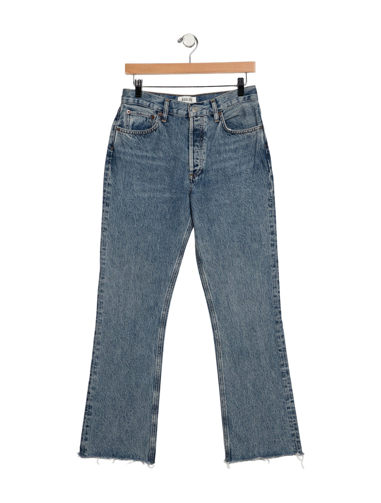 AGOLDE High-Rise Straight Leg Jeans