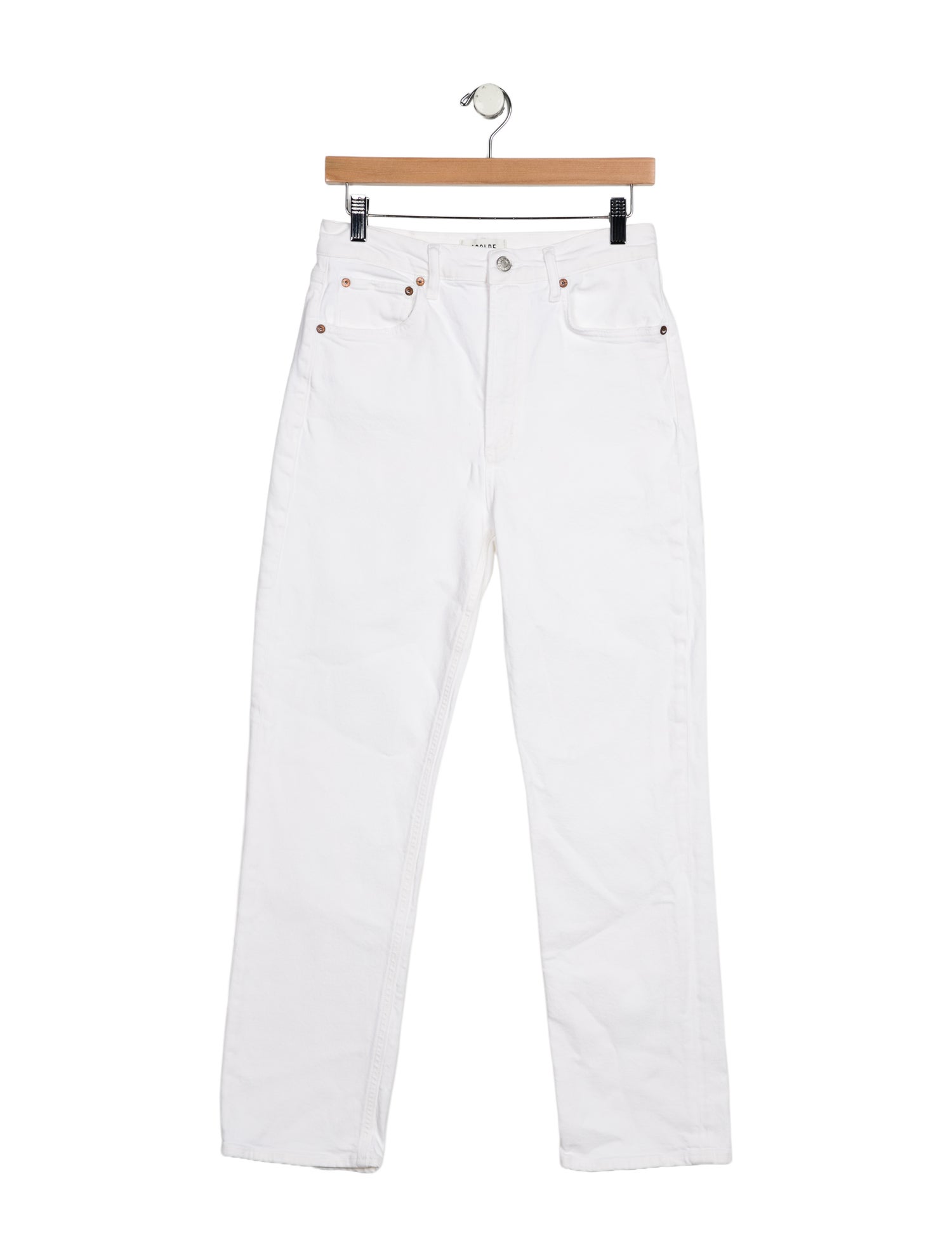 AGOLDE High-Rise Straight Leg Jeans