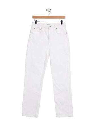 AGOLDE High-Rise Straight Leg Jeans