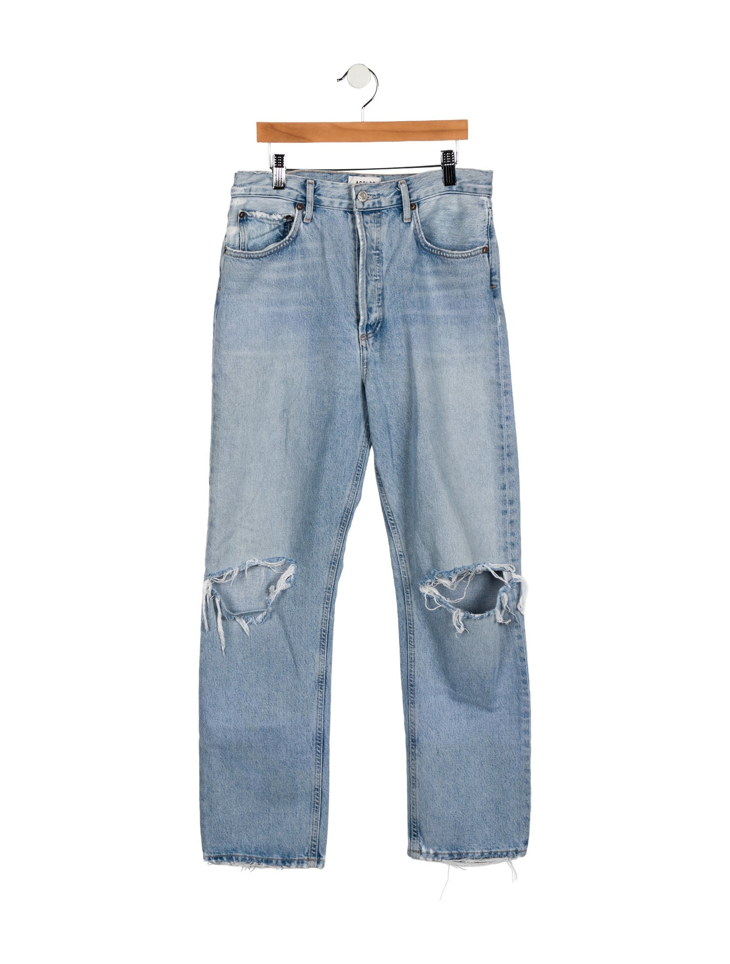 AGOLDE High-Rise Straight Leg Jeans