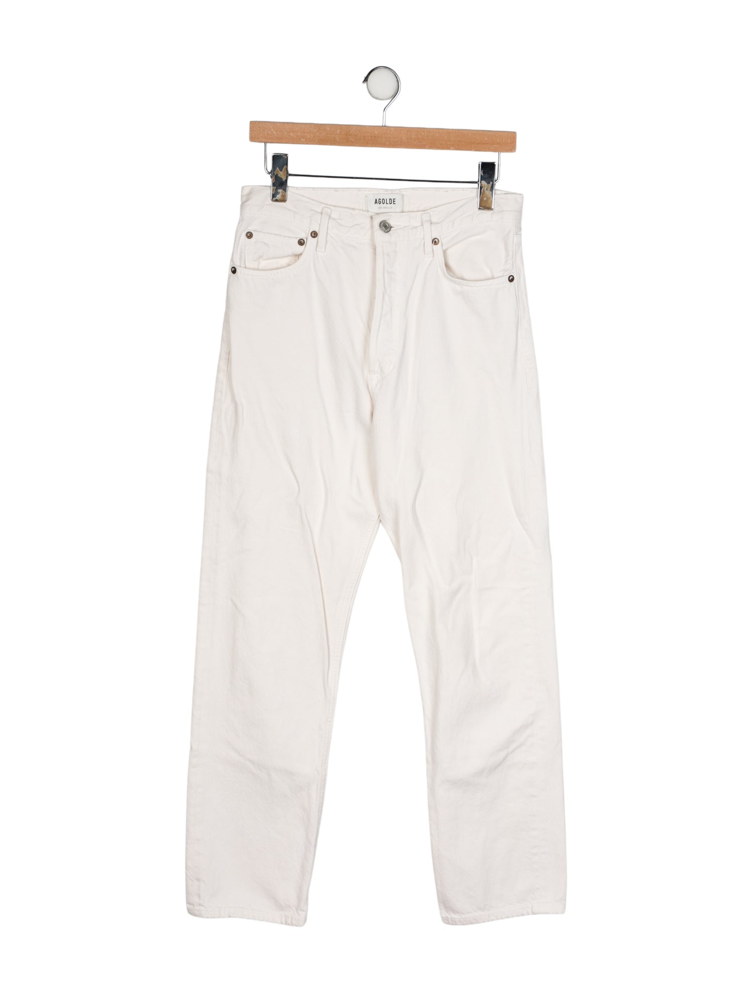 AGOLDE High-Rise Straight Leg Jeans