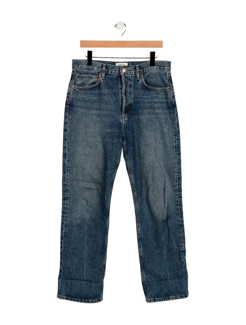 AGOLDE Mid-Rise Straight Leg Jeans