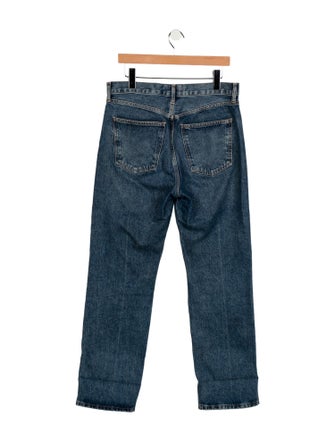 AGOLDE Mid-Rise Straight Leg Jeans