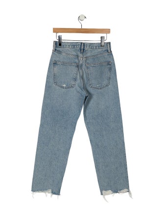 AGOLDE High-Rise Straight Leg Jeans
