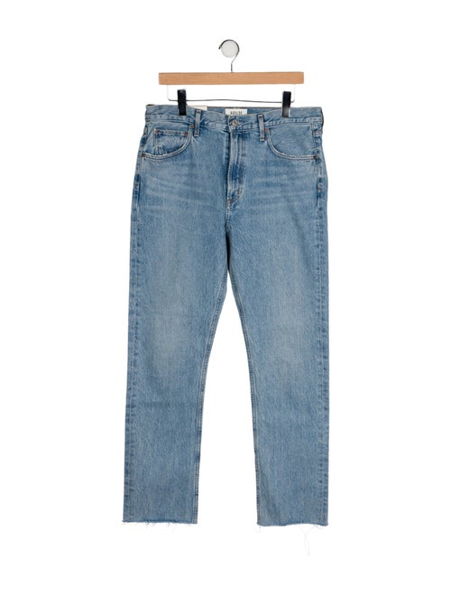 AGOLDE High-Rise Straight Leg Jeans