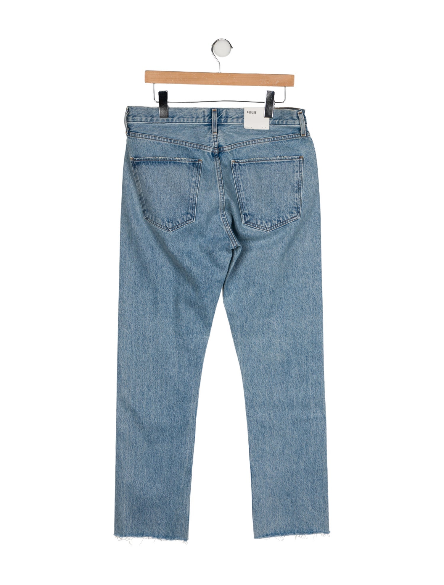 AGOLDE High-Rise Straight Leg Jeans