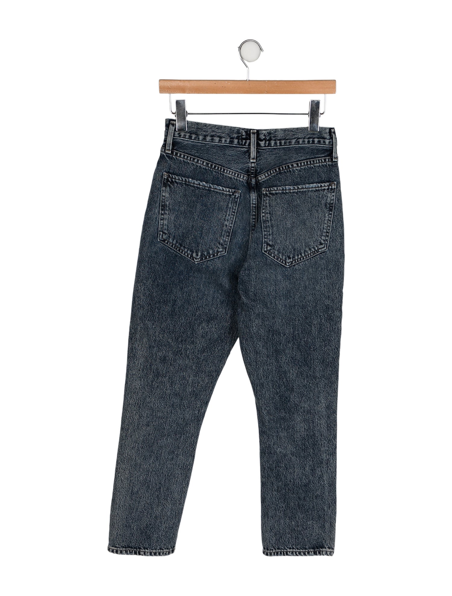 AGOLDE Mid-Rise Straight Leg Jeans
