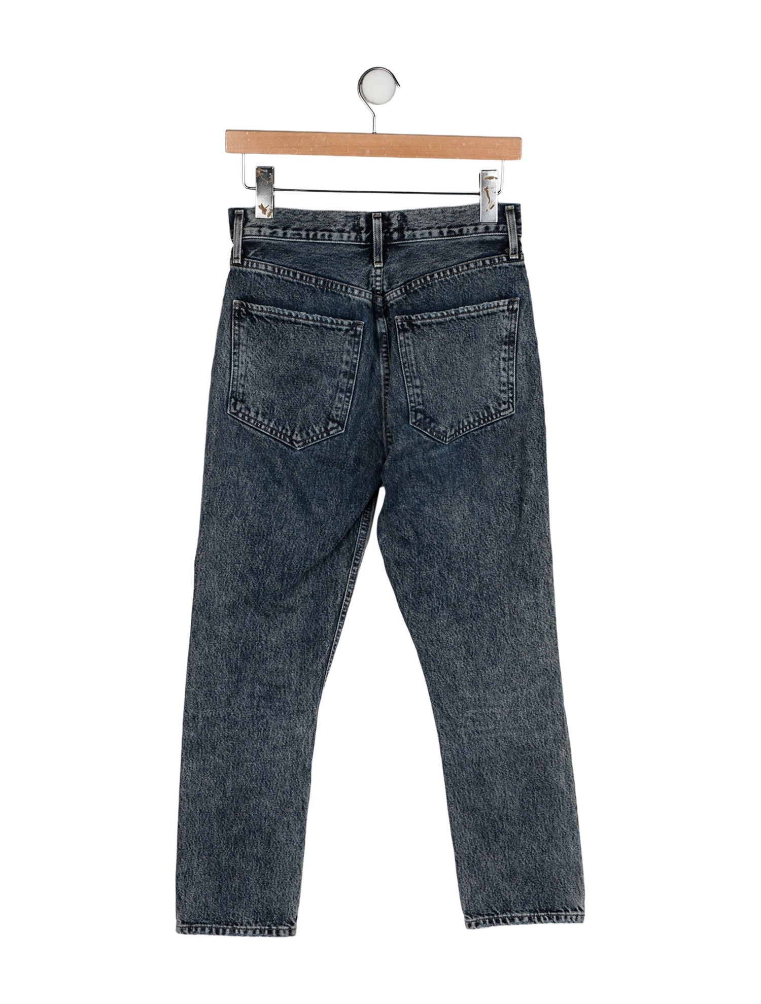 AGOLDE Mid-Rise Straight Leg Jeans