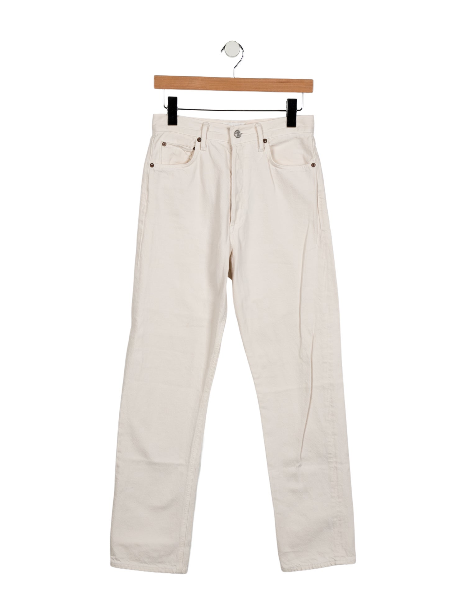 AGOLDE High-Rise Straight Leg Jeans