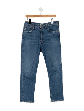 AGOLDE High-Rise Straight Leg Jeans