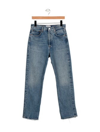AGOLDE High-Rise Straight Leg Jeans