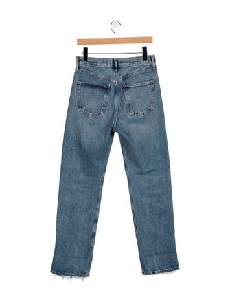 AGOLDE High-Rise Straight Leg Jeans