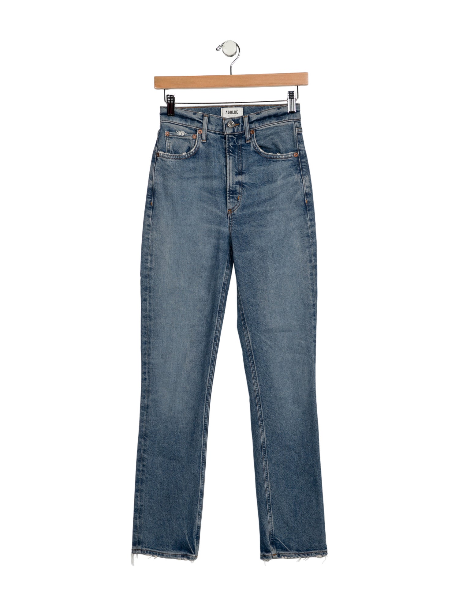 AGOLDE High-Rise Straight Leg Jeans